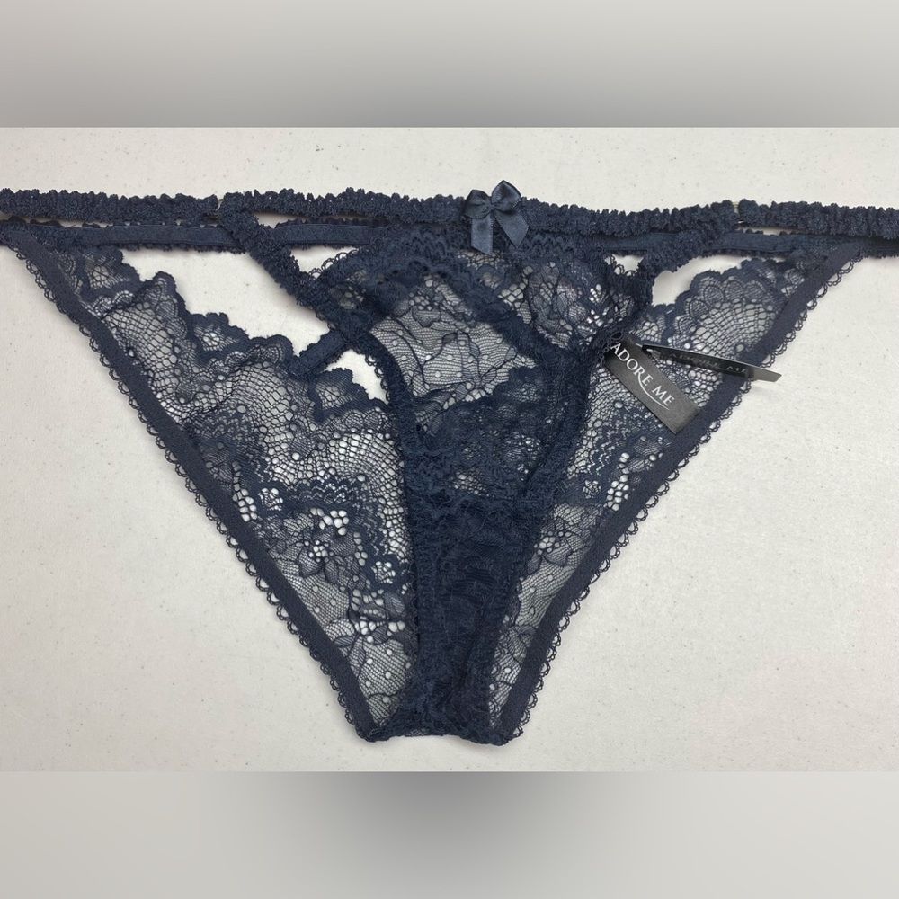 NWT Adore Me BLU Strappy Bikinis, XL  *P1000